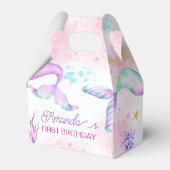 海の下のマーメイドテールウォーター誕生日 フェイバーボックス (正面サイド)