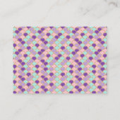 海の下のマーメイドベビーブックリクエストカード エンクロージャーカード (裏面)