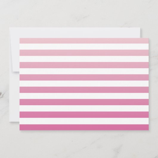 海の下のマーメイド&ドルフィン誕生日写真 招待状 (裏面)