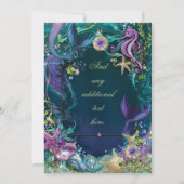 海の下のメモカード 招待状 (裏面)