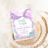 海の下のリトルマーメイド初の1歳の誕生日 招待状