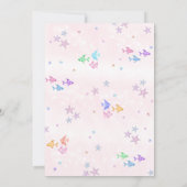 海の下のリトルマーメイド誕生日パーティー 招待状 (裏面)