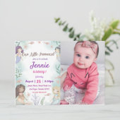 海の下のリトルマーメイド誕生日パーティー 招待状 (スタンド正面)