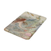 海の下のヴィンテージの美しくガーリーな人魚 バスマット (アングル)