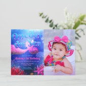 海の下の世界 フォト風景付き 招待状 (スタンド正面)