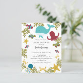 海の下の予算の赤ちゃんシャワーかわいいカラフル (スタンド正面)