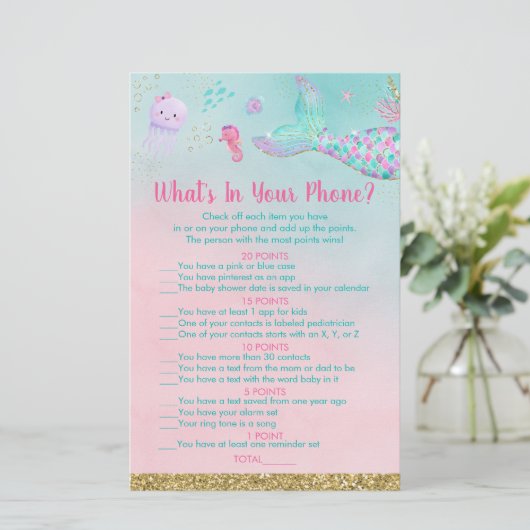 海の下の人魚あなたの電話ゲームの中にあること (スタンド正面)