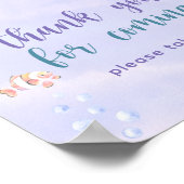 海の下の人魚ありがとう来。 ポスター (角)