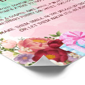 海の下の人魚おむつ看板 ポスター (角)