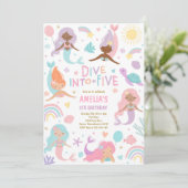 海の下の人魚が5 5誕生日にダイブ 招待状 (スタンド正面)