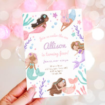 海の下の人魚のスプラッシュ誕生日