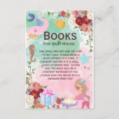 海の下の人魚のテーマ本ベビー エンクロージャーカード (正面)