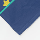 海の下の人魚のパーソナライズされた女 フリースブランケット (角)