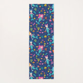 海の下の人魚のパーソナライズされた女 ヨガマット (裏面)