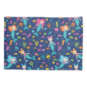 海の下の人魚のパーソナライズされた女 枕カバー (裏面)