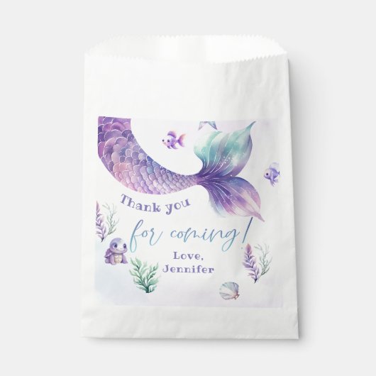 海の下の人魚のパーティー感謝していは フェイバーバッグ (正面)