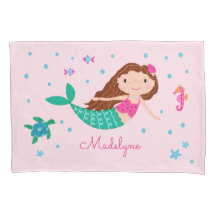 海の下の人魚のピンクパーソナライズされた色