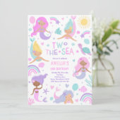 海の下の人魚の海の2番目の誕生日 招待状 (スタンド正面)