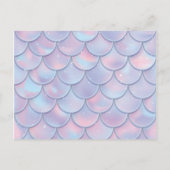 海の下の人魚の誕生日パーティー招待状 インビテーションポストカード (裏面)