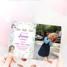 海の下の人魚の誕生日パーティー 招待状