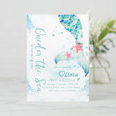 海の下の人魚の誕生日パーティー 招待状 (スタンド正面)