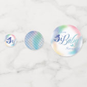 海の下の人魚の赤ちゃんシャワー コンフェッティ (正面)