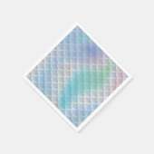 海の下の人魚の赤ちゃんシャワー スタンダードカクテルナプキン (角)