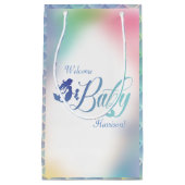 海の下の人魚の赤ちゃんシャワー スモールペーパーバッグ (正面)