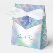 海の下の人魚の赤ちゃんシャワー フェイバーボックス (正面サイド)