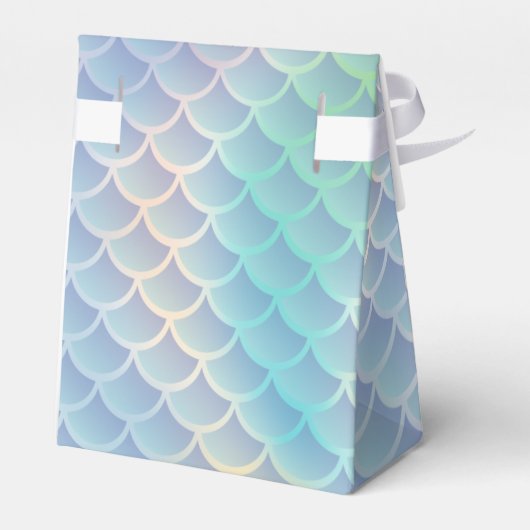 海の下の人魚の赤ちゃんシャワー フェイバーボックス (裏面サイド)