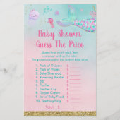 海の下の人魚は、価格シャワーゲームを推測 (正面)