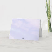 海の下の人魚サンキューベイビーシャワー サンキューカード (裏面)