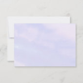 海の下の人魚サンキューベイビーシャワー サンキューカード (裏面)