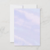 海の下の人魚サンキューベイビーシャワー サンキューカード (裏面)