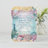 海の下の人魚パーティの招待状 招待状 (スタンド正面)
