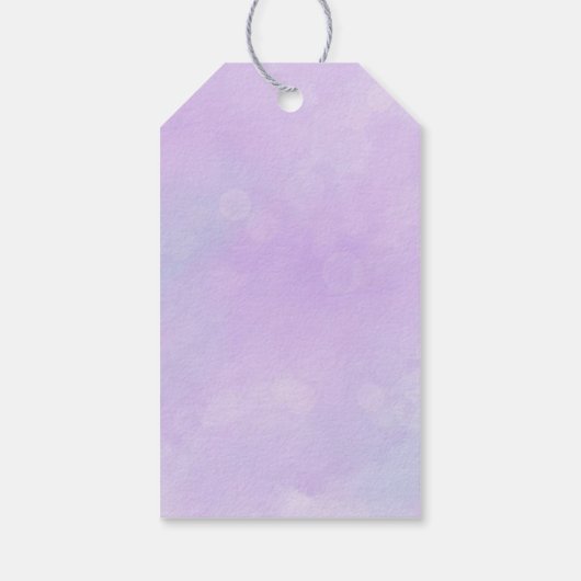 海の下の人魚パーティーありがとう ギフトタグ (裏面)