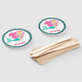 海の下の人魚パーティー パーソナライズされた ハンドファン (組立なし)