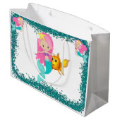 海の下の人魚パーティー ラージペーパーバッグ (裏面アングル)