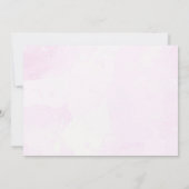 海の下の人魚プールの4th誕生日の写真 招待状 (裏面)