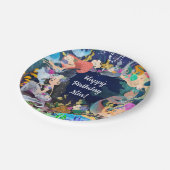 海の下の人魚マーメイドbash誕生日パーティー ペーパープレート (アングル)