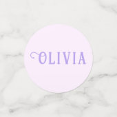 海の下の人魚誕生日ガールエイジピンク コンフェッティ (スモール正面)