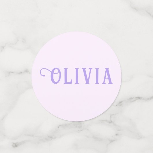 海の下の人魚誕生日ガールエイジピンク コンフェッティ (スモール正面)