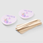 海の下の人魚誕生日ガールエイジピンク ハンドファン (組立なし)