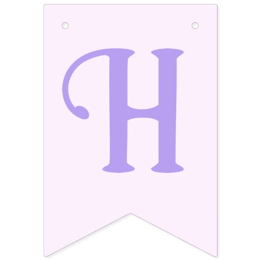 海の下の人魚誕生日ガールエイジピンク バンティングフラッグ (第2の旗)