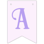 海の下の人魚誕生日ガールエイジピンク バンティングフラッグ (第3の旗)