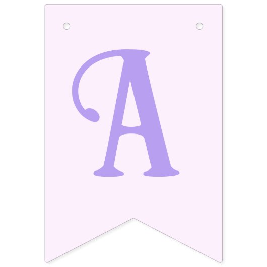 海の下の人魚誕生日ガールエイジピンク バンティングフラッグ (第3の旗)