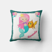 海の下の人魚 クッション (裏面)