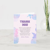 海の下の人魚 サンキューカード (正面)