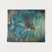 海の下の人魚 タペストリー (正面(横))