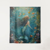 海の下の人魚 タペストリー (正面)